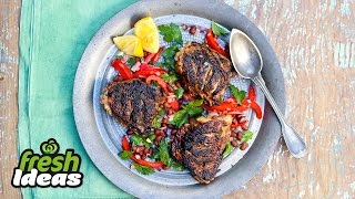 BBQ Steak Recipe with Capsicum and Tomato Relish [upl. by Whorton]