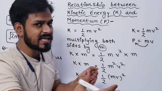 Relationship Between Kinetic Energy K and Momentum P  P²  2mK  Class 9th Ch Work amp Energy [upl. by Rehpitsirhc]