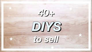 40 EASY CRAFTS to MAKE  SELL [upl. by Enninaej]