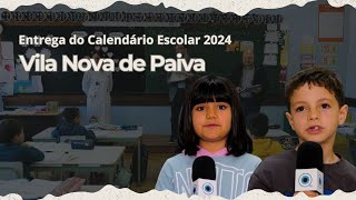 Entrega do Calendário Escolar 2024  Vila Nova de Paiva recebe a Visita do Anteninhas [upl. by Meeharb]