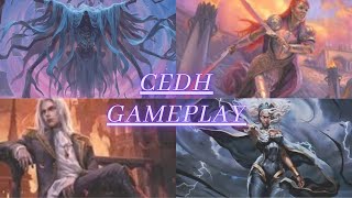 Post Ban cEDH Gameplay The Master of Keys vs Najeela vs Storm vs Sorion [upl. by Claudelle611]