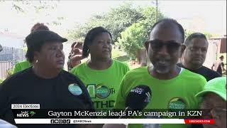 2024 Elections  PA campaigns in Wentworth KZN [upl. by Ynned]