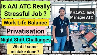 Is AAI ATC the Most Stressful Job AAI ATC JOB Work Life Balance  aaiatc2023 aaiatc atco aai [upl. by Pylle188]