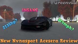 INSANE Nvnasport Acesera Review Greenville Roblox review [upl. by Alleuqram516]