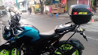 Studds Top Box  Best Top Box for FZ25  Jarus Vlogs [upl. by Ardeha]