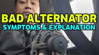 SIGNS OF A BAD ALTERNATOR [upl. by O'Meara]