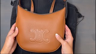 Unboxing of the new Celine small Heloise Cuir Triomphe bag [upl. by Ydroj]