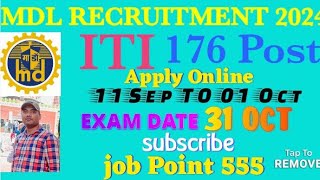 MDL NEW VACANCY MDL RECRUITMENT 2024176 POST MDL JOB jobpoint555 Full Process Explained [upl. by Sverre]