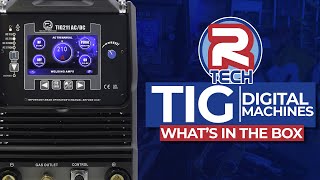 RTECH Digital TIG ACDC Welder  Whats in the Box [upl. by Tita562]