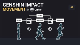 Genshin Impact Movement in Unity  9  Using the Moving States [upl. by Og]