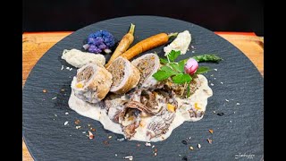 PAUPIETTE DE VEAU A LA CREME DE GIROLLES amp MORILLES [upl. by Ramyaj]