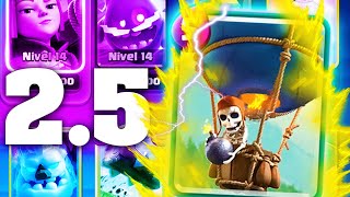 Humillando A Mis Rivales CON 25 DE GLOBOOOOO 😵 WTFFFF Clash Royale [upl. by Akihsar529]