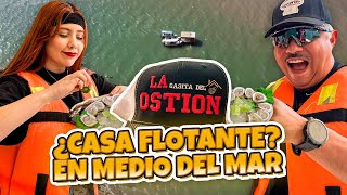 ¡La casita flotante con los mejores ostiones en medio del mar en Topolobampo Sinaloa [upl. by Nirehtak217]