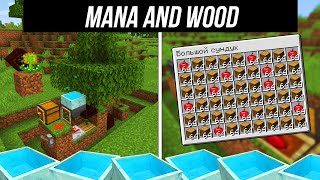 Botania Infinite mana and wood farm Tutorial 1165 minecraft java edition [upl. by Ardnod]