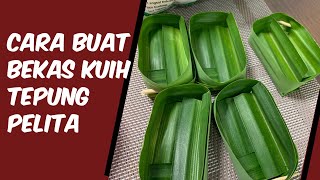 Cara Buat Bekas Tepung Pelita Guna Daun Pandan [upl. by Camilo708]