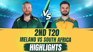 Ireland VS South Africa 2nd T20  Full Highlights  Classic Cricket Highlights [upl. by Herson126]