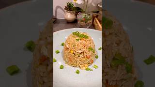 Easy and tasty Crab fried rice crab food friedrice [upl. by Terrye]