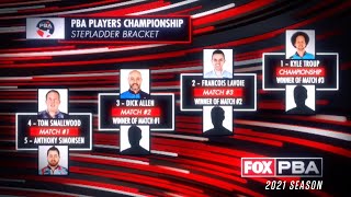 2021 PBA Players Championship Stepladder Finals  Full PBA Bowling Telecast [upl. by Pasahow606]