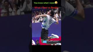 Badminton Smash Slow Motion Lawak vs Daniel Martin Fikri [upl. by O'Hara403]