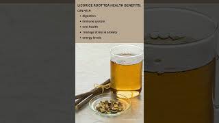 Licorice Root Tea guthealth tea licorice digestivehealth teaheals licoriceroot farazberjis [upl. by Lenoil777]