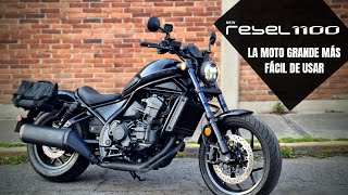 ¿Moto grande automática Honda Rebel 1100 DCT Review [upl. by Anenahs]