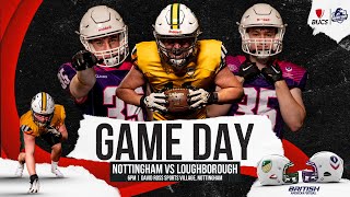 Nottingham vs Loughborough  BUCS National League American Football [upl. by Norvell]