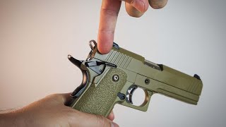 How To Replace the Thumb Safety M1911 Gel Blaster  What parts to use [upl. by Kruger964]