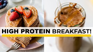 5 HEALTHY BREAKFAST IDEAS  easy highprotein recipes [upl. by Eelra]