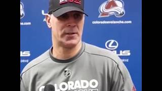 Coach Jussi Parkkila of the Colorado Avalanche Trains Goalies with Swivel Vision [upl. by Toinette]