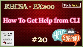 How to Get Help Linux Command Line  Man Pages  RHCSA Certification 20  Tech Arkit  EX200 [upl. by Campagna]