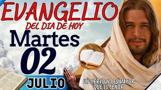 Evangelio del día de Hoy Martes 02 de Julio de 2024 Lectura y Reflexión  evangeliodehoy [upl. by Areht]