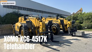 XCMG XC64517K Telehandler 45T Telescopic Forklift 17M for Export [upl. by Tina]