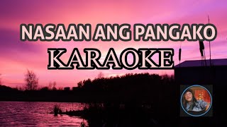 Nasaan Ang Pangako Karaoke versonhttpswwwyoutubecomCriskirk [upl. by Koo]