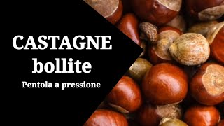 Castagne lesse con la pentola a pressione [upl. by Perrins]