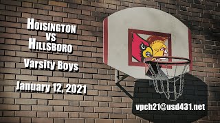 Hillsboro  Hoisington Basketball Varsity Boys [upl. by Akiam]