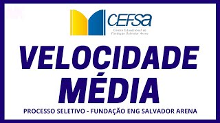 CENTRO EDUCACIONAL FUNDAÇÃO SALVADOR ARENA CEFSA  PROCESSO SELETIVO 2022  2º SEMESTRE  QUESTÃO 01 [upl. by Dorion]