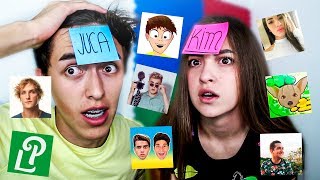 ADIVINANDO YOUTUBERS CON MI HERMANA PEQUEÑA [upl. by Aisatal]