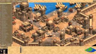 Scenario Editor Timelapse 007 Carthago Nova 13 Age of Empires 2 [upl. by Ynnatirb]