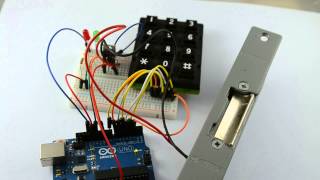 Door Lock from 30 Arduino Projects for the Evil Genius second edition [upl. by Jacki]