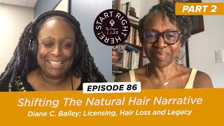 Ep 86 Shifting the Natural Hair Narrative Licensing Hair Loss amp Legacy with Diane C Bailey [upl. by Edrahc]