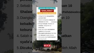 Lebih dari Sekadar Doa Rahasia Dahsyat Shalawat yang Jarang Diketahui dakwahislam [upl. by Edison824]