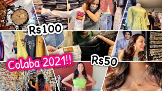 Best COLABA Shopping 2021  Try On Haul  After lockdown Best Shops [upl. by Bouley]