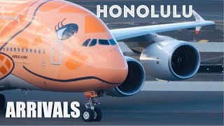 4K Beautiful Hawaiian Arrivals at Honolulu’s Daniel K Inouye International Airport [upl. by Geminius841]