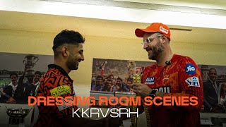 Dressing room scenes  KKRvSRH  SunRisers Hyderabad [upl. by Pierro]