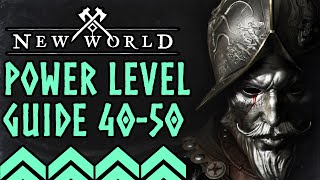 UPDATED New World Power Leveling Guide PART 1 4050 [upl. by Wina20]