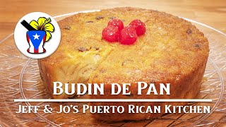 Budin de Pan  Puerto Rican Bread Pudding  Easy Puerto Rican Recipe [upl. by Llednek]