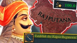 This Nation Puts Prussia To Shame  EU4 135 Mewar To Rajputana [upl. by Haynes]