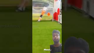 Player vs robot goalkeeper 🚫🚫 football skills messi neymar soccer foreignplayers cricket [upl. by Donaldson423]