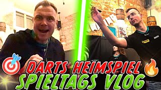 DARTS SPIELTAGS VLOG 🎯 Heimspiel gegen Happy Darter 2 😱🔥 [upl. by Eddana]