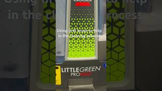 Using drill brush to help clean the upholstery along with BLGP [upl. by Alegnat472]